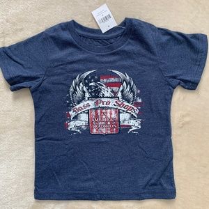 TODDLER BASS PRO SHOP Kids Cotton Blue T Shirt 2T
